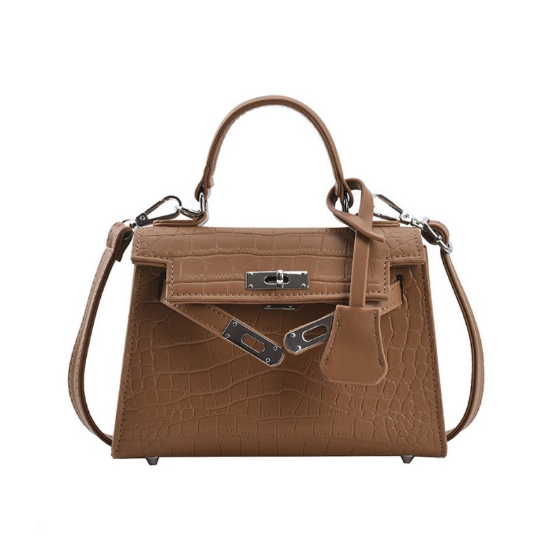 Женская сумка с экокожи Cristal светло-коричневая