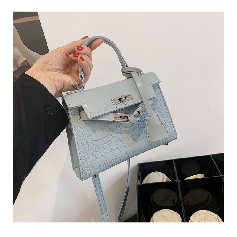 Жіноча сумка Cristal сіро-блакитна - 2 фото