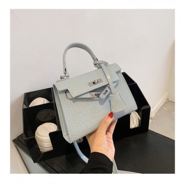 Жіноча сумка Cristal сіро-блакитна фото