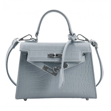 Жіноча сумка Cristal сіро-блакитна фото