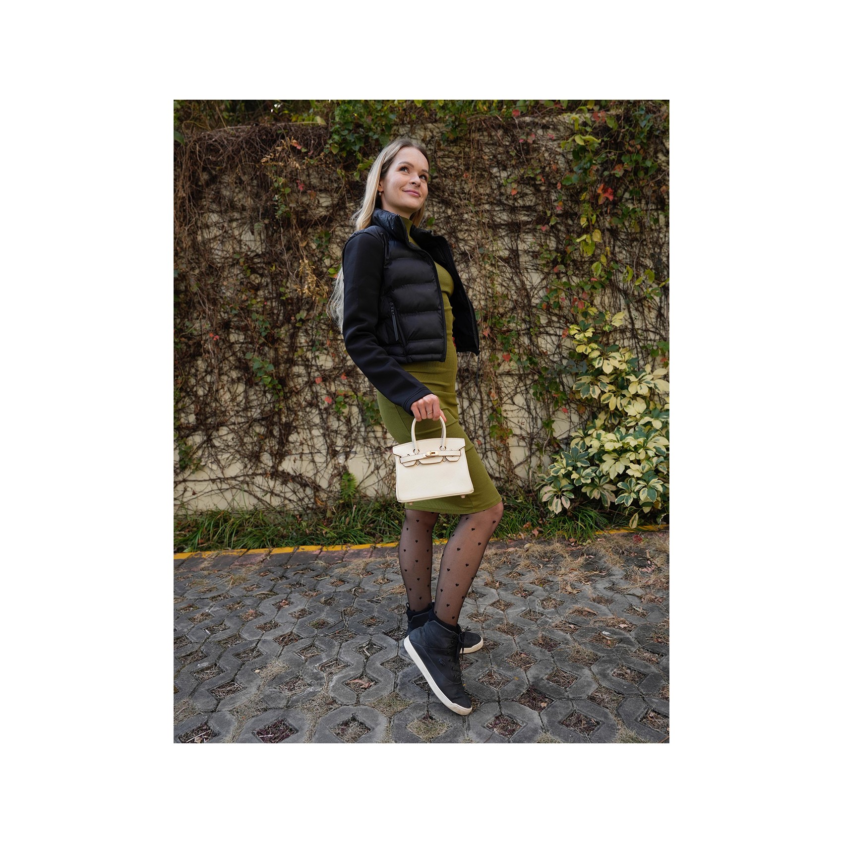 Женская кожаная сумка Brigitte 20 молочная