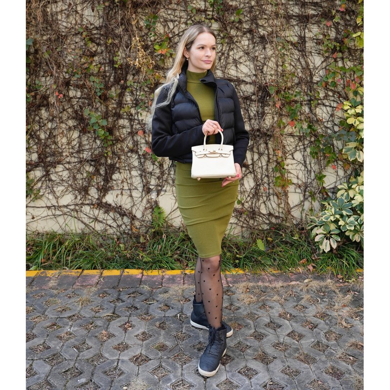 Женская кожаная сумка Brigitte 20 молочная - 12 фото