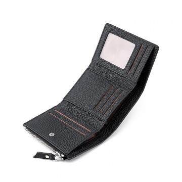 Жіночий шкіряний гаманець Margie чорний фото