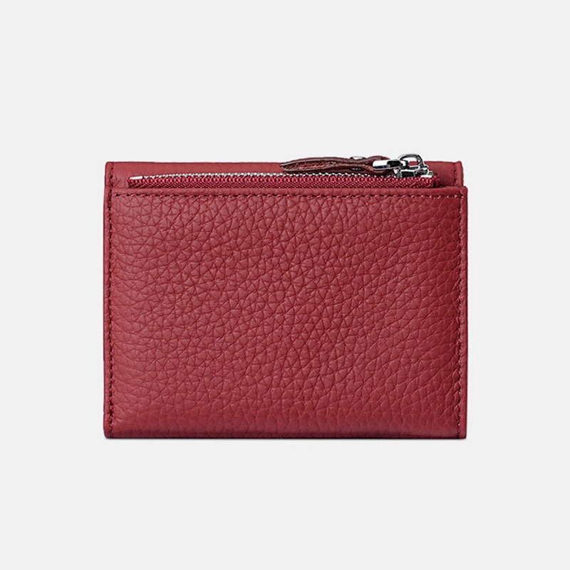 Женский кожаный кошелек Margie красный фото