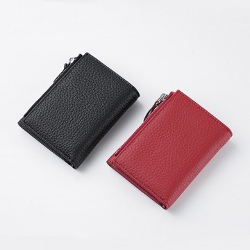 Жіночий шкіряний гаманець Margie червоний фото