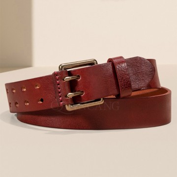 Мужской кожаный ремень Western коричневый фото