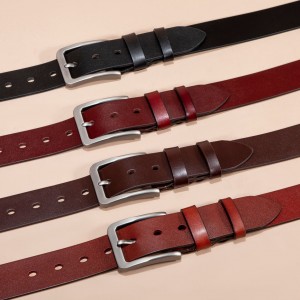 Чоловічий шкіряний ремінь Boston коричневий