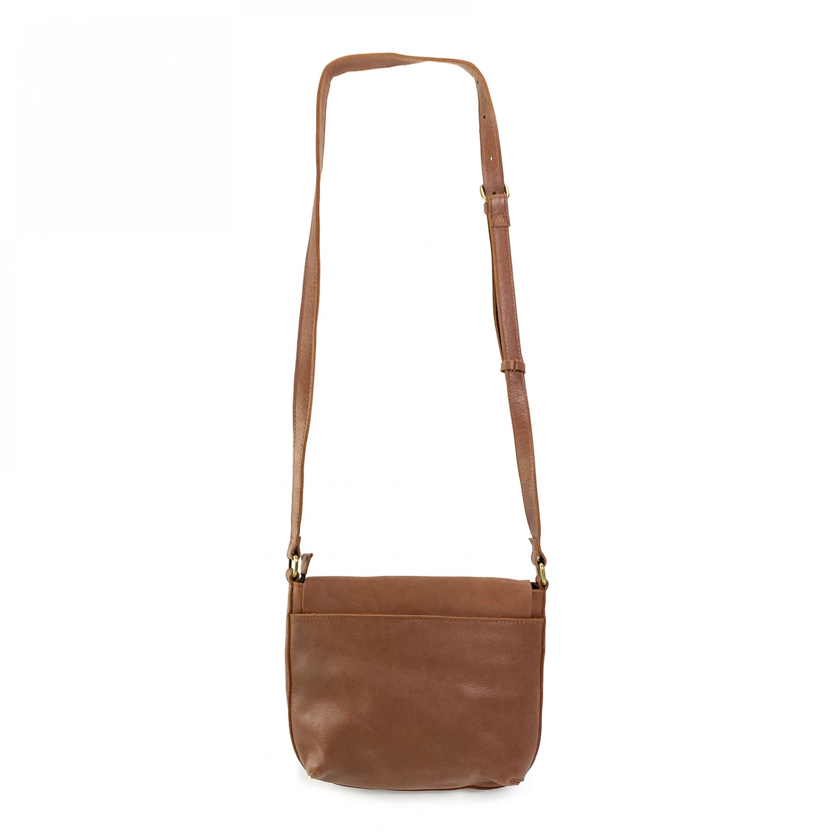 Жіноча шкіряна сумка через плече Marion коричнева