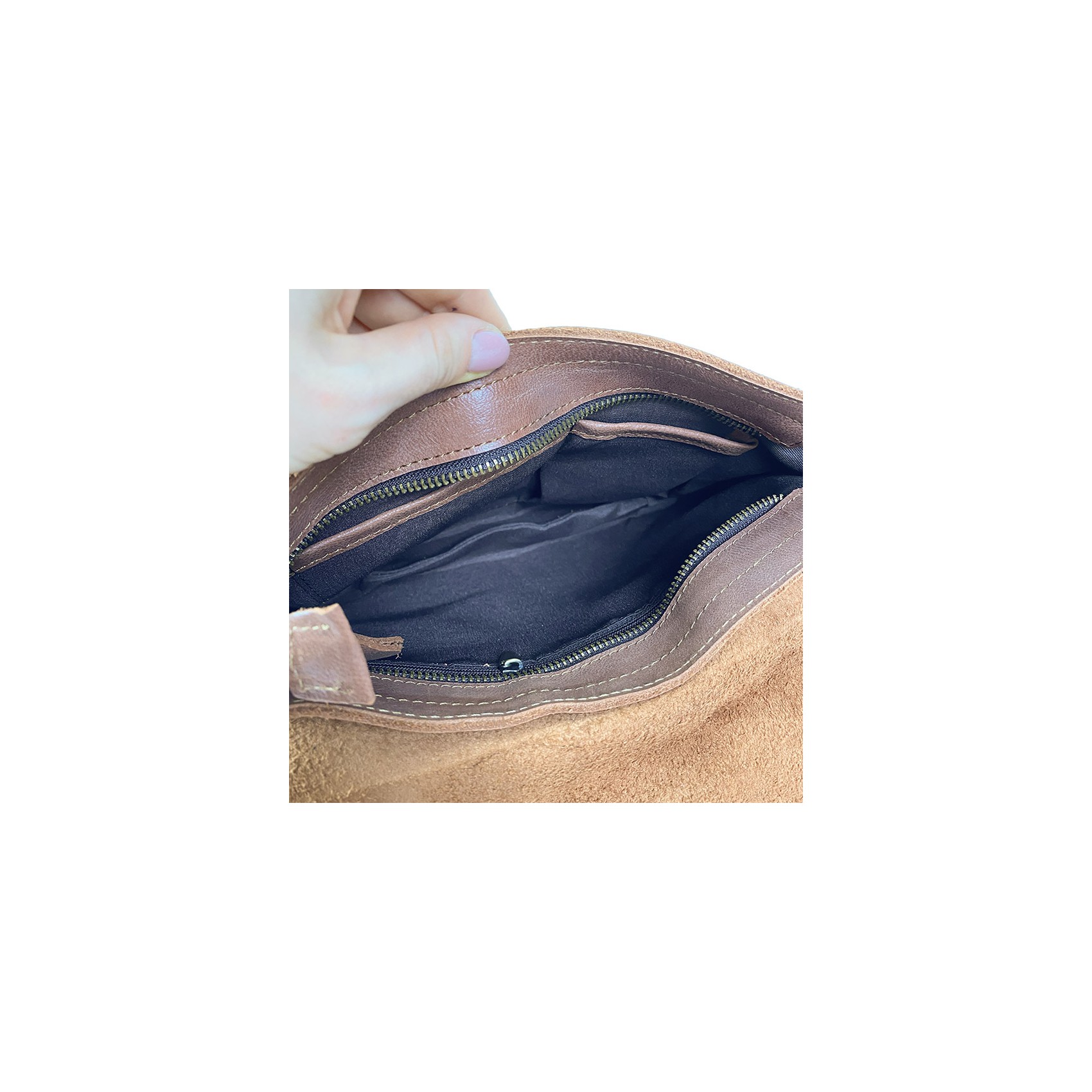 Жіноча шкіряна сумка через плече Marion коричнева