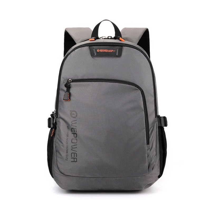 Чоловічий рюкзак для ноутбука WePower сірий фото