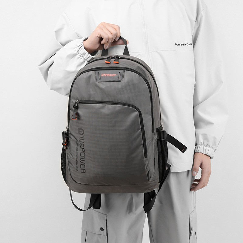 Чоловічий рюкзак для ноутбука WePower сірий - 1 фото