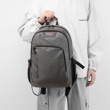 Мужской рюкзак для ноутбука WePower серый фото