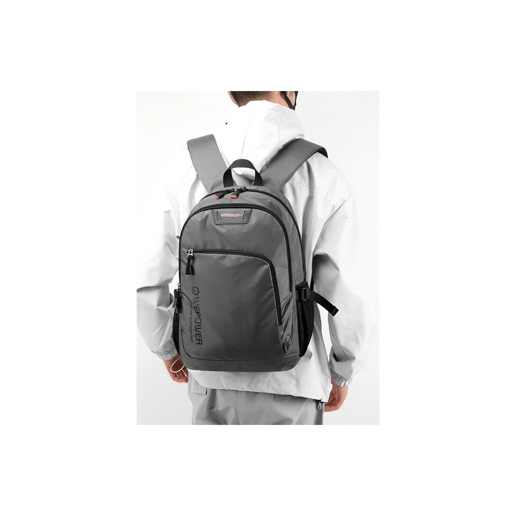 Чоловічий рюкзак для ноутбука WePower сірий
