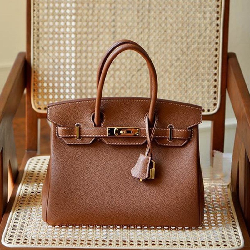 Жіноча шкіряна сумка Brigitte 35 коричнева - 6 фото