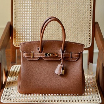 Жіноча шкіряна сумка Brigitte 35 коричнева фото