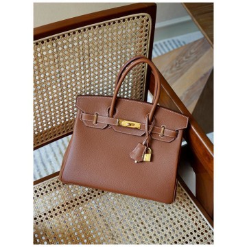 Жіноча шкіряна сумка Brigitte 35 коричнева фото