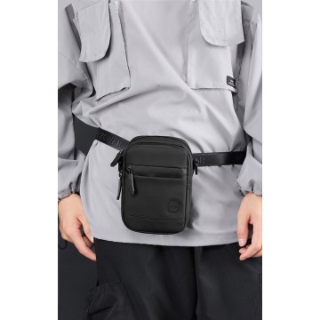Чоловіча сумка барсетка Waltone через плече чорна фото