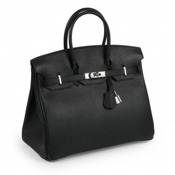 Женская кожаная сумка Eloise 35 черная фото