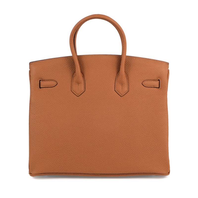 Жіноча шкіряна сумка Eloise 35 коричнева - 3 фото