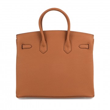 Женская кожаная сумка Eloise 35 коричневая фото