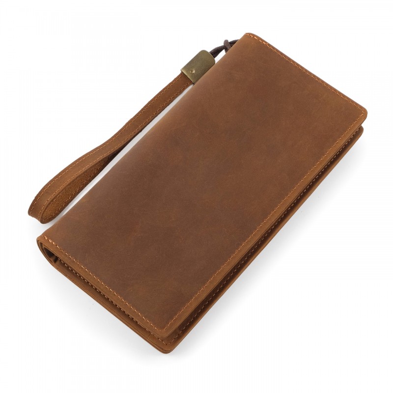 Мужское кожаное портмоне Nevada коричневое фото