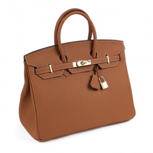 Жіноча шкіряна сумка Brigitte 35 коричнева