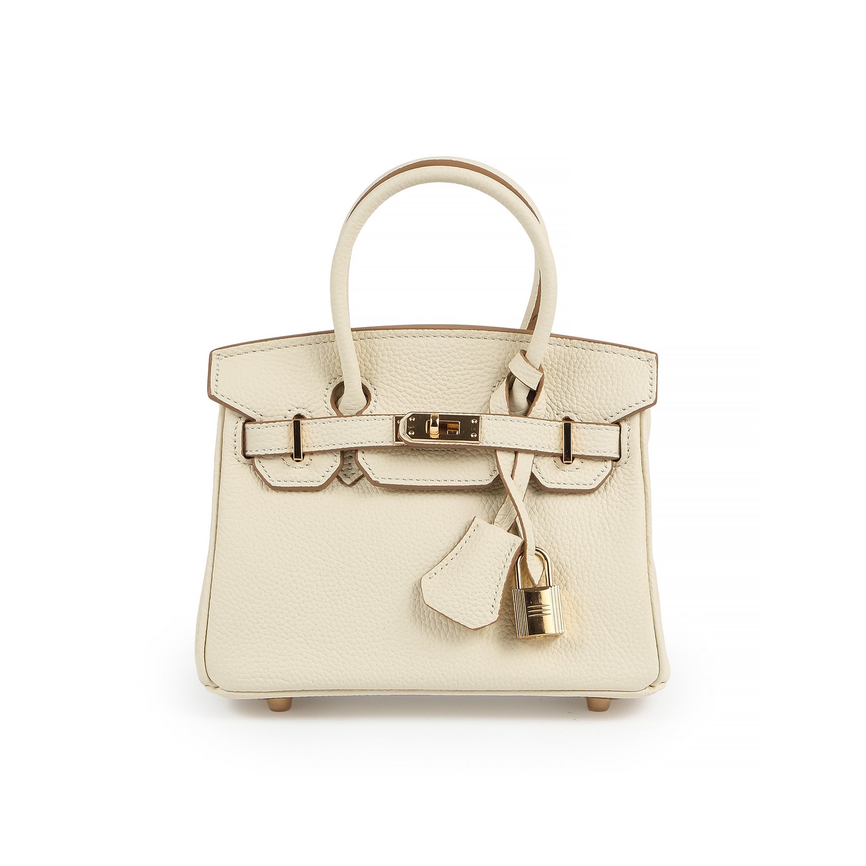 Женская кожаная сумка Brigitte 20 молочная