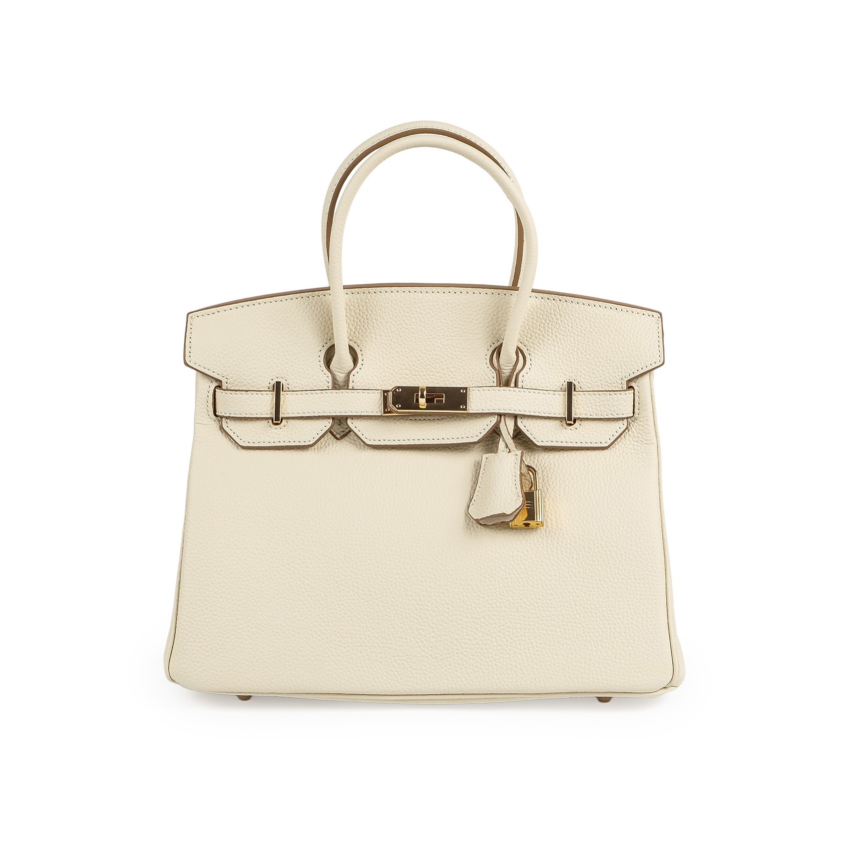 Жіноча шкіряна сумка Brigitte 30 молочна