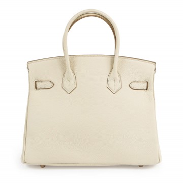 Жіноча шкіряна сумка Brigitte 30 молочна фото