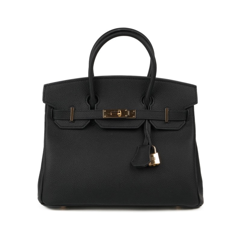 Жіноча шкіряна сумка Brigitte 30 чорна