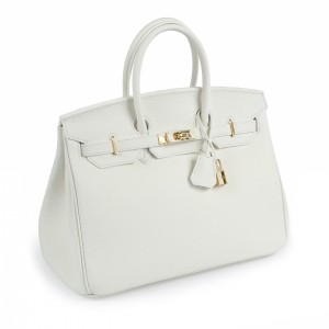 Женская кожаная сумка Brigitte 35 белая