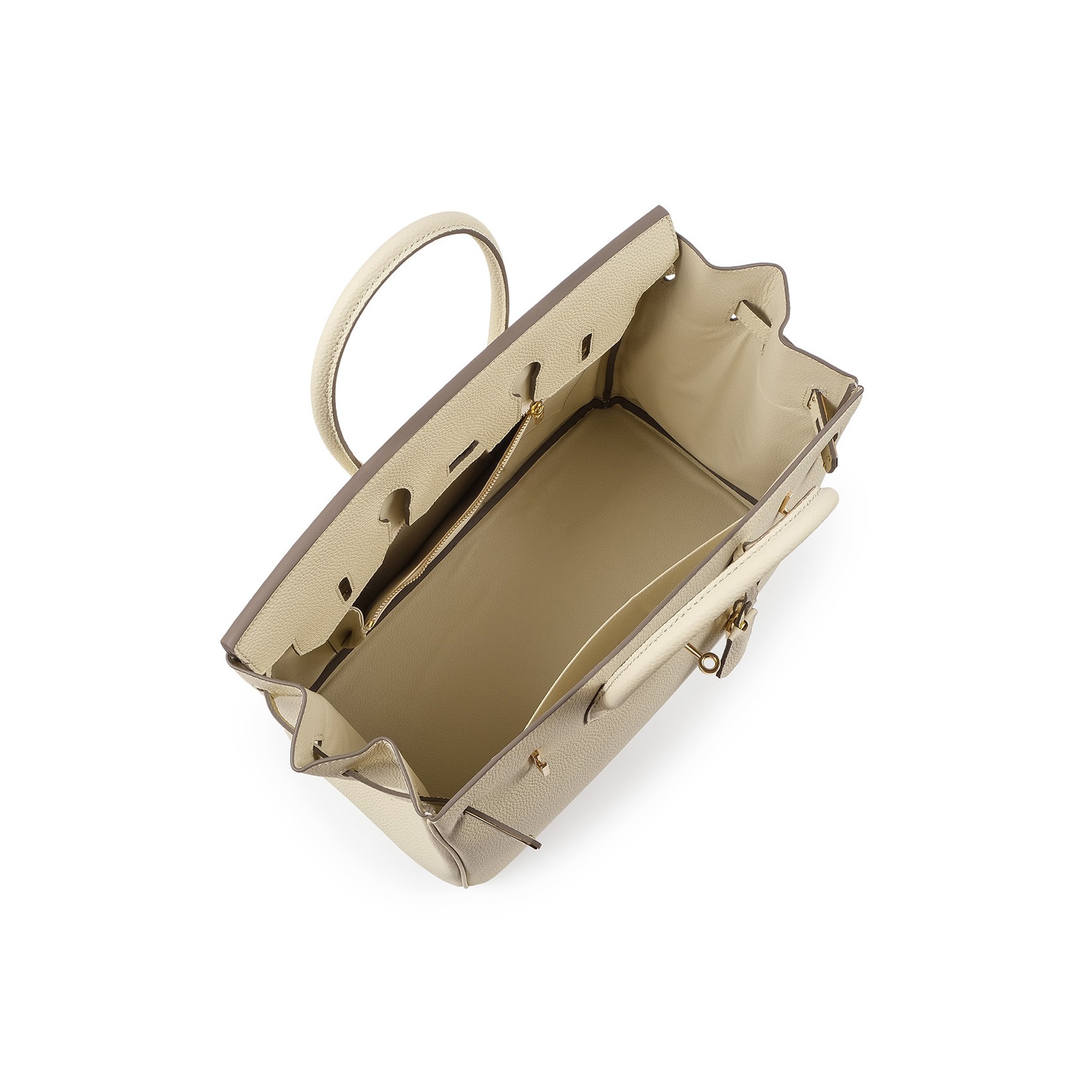 Жіноча шкіряна сумка Brigitte 35 молочна