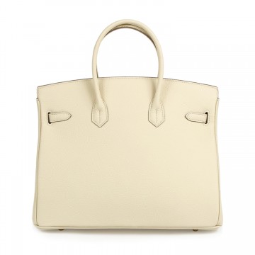 Жіноча шкіряна сумка Brigitte 35 молочна фото