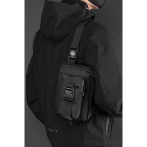 Мужская сумка слинг WePower через плечо черная