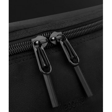 Сумка бананка на пояс Lester черная фото