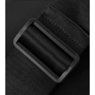 Сумка бананка на пояс Lester чорна фото