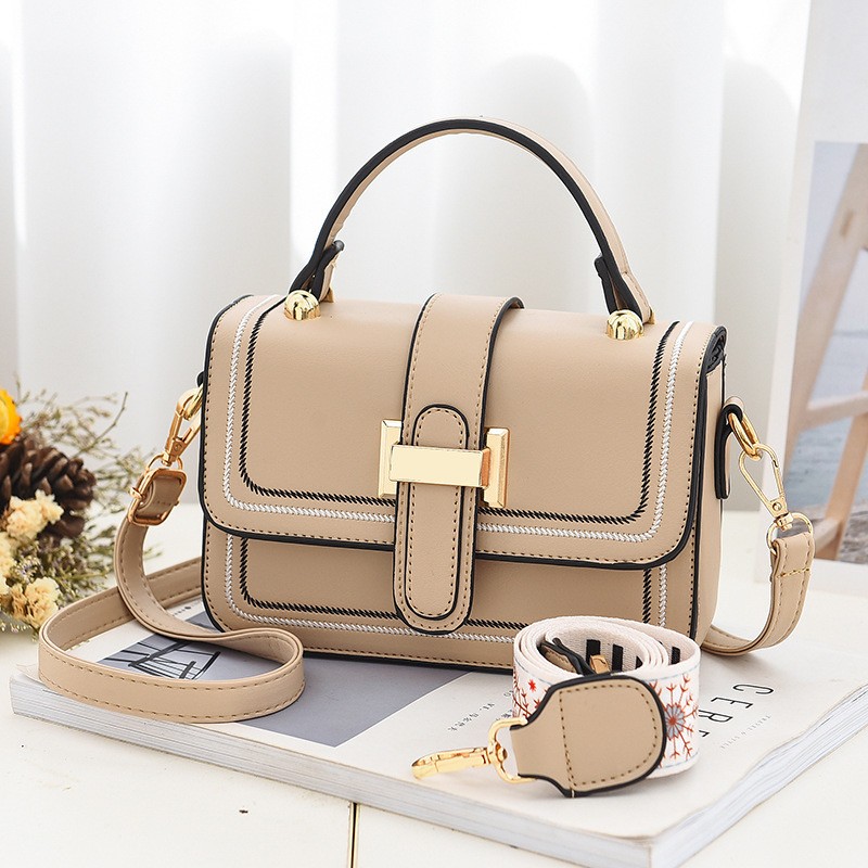 Женская сумка кросс боди Melissa бежевая фото