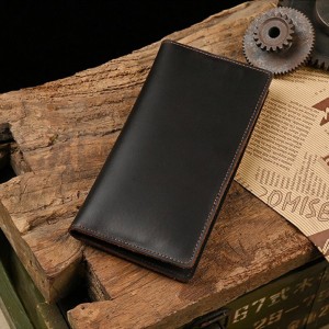 Мужской кожаный кошелек Henry темно-коричневый