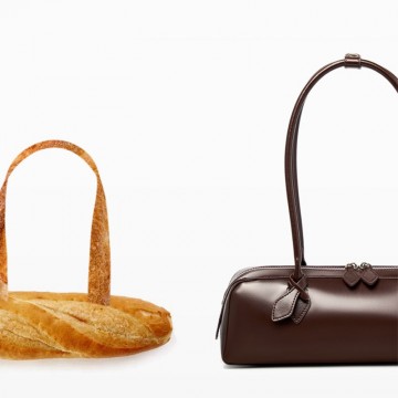 Женская кожаная сумка багет Melody темно-коричневая фото