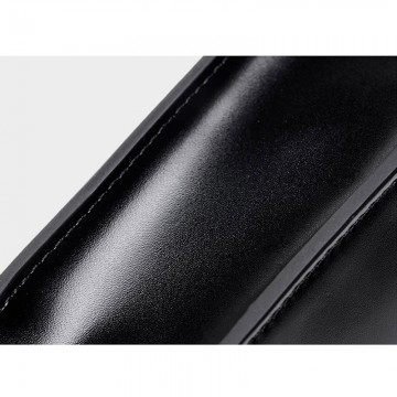 Женская кожаная сумка на плечо Patty черная фото