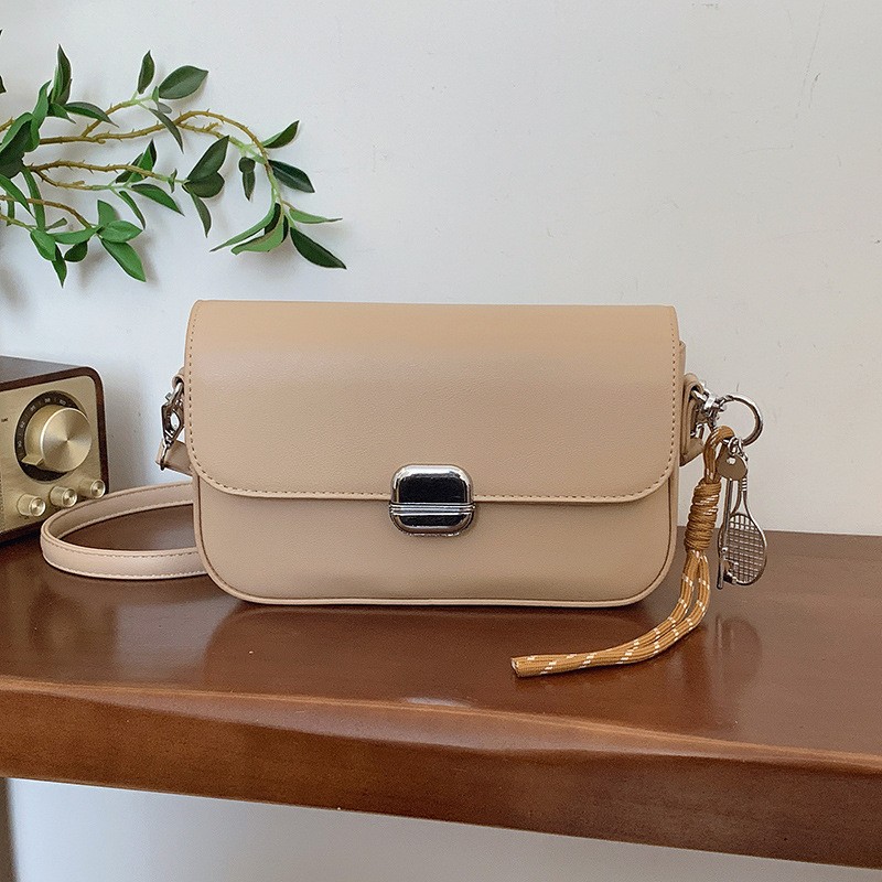 Жіноча сумка крос боді Marie світло-коричнева фото