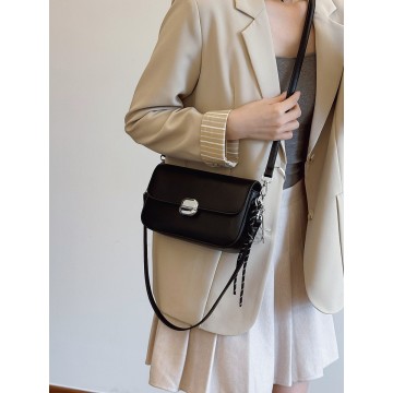 Жіноча сумка крос боді Marie чорна фото