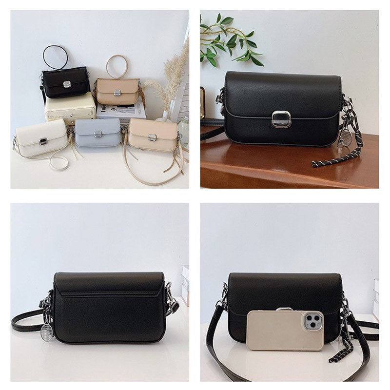 Жіноча сумка крос боді Marie чорна - 6 фото