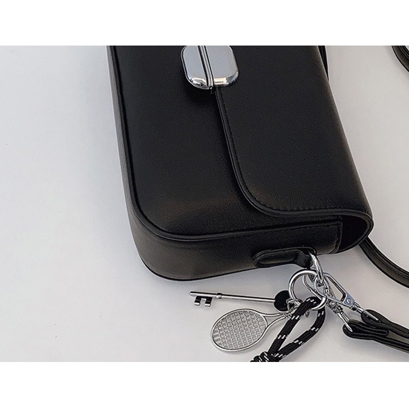 Жіноча сумка крос боді Marie чорна - 8 фото