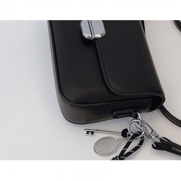 Жіноча сумка крос боді Marie чорна фото