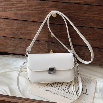 Жіноча сумка крос боді Marie біла фото