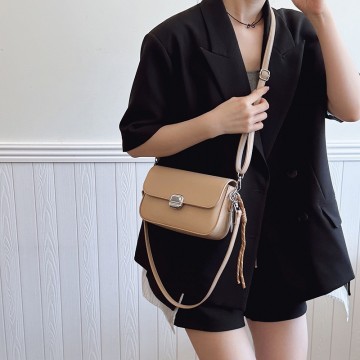 Женская сумка кросс боди Marie светло-коричневая фото