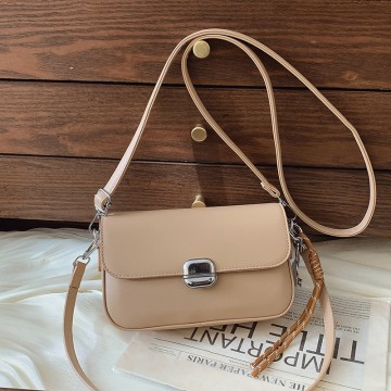 Жіноча сумка крос боді Marie світло-коричнева фото