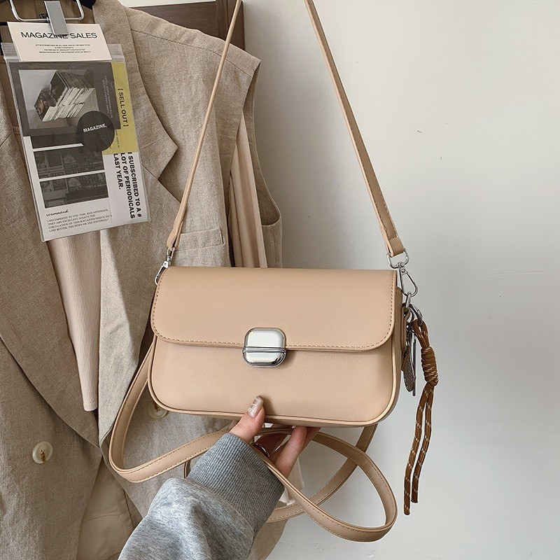 Жіноча сумка крос боді Marie світло-коричнева - 3 фото