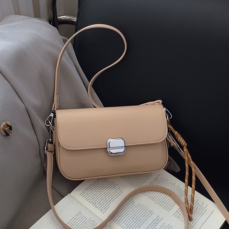 Жіноча сумка крос боді Marie світло-коричнева - 5 фото